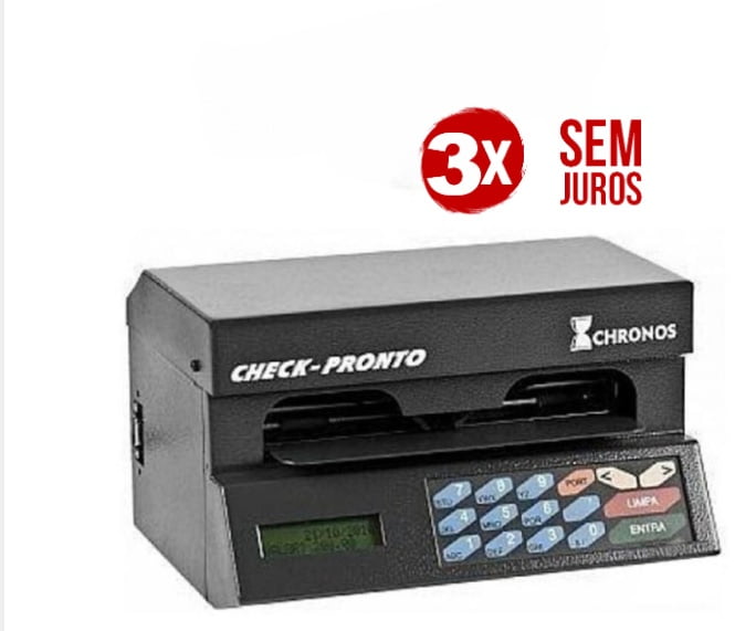 IMPRESSORA DE CHEQUE CHRONOS MULTI 31100 SEM CONEXÃO AO  COMPUTADOR (06 meses) garantia semi nova 