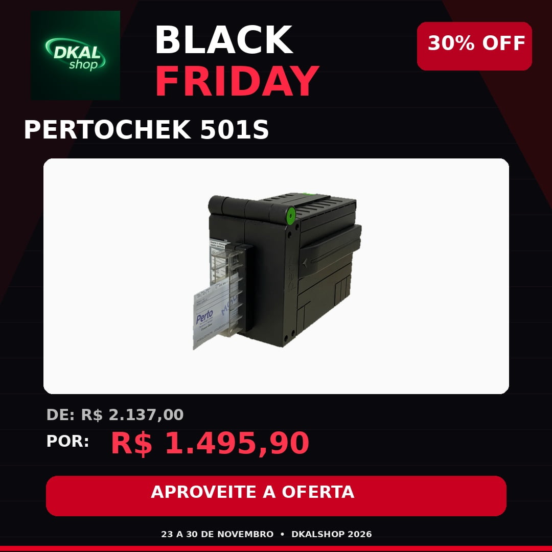Impressora de cheque Pertochek 501S - serial + Cabo Conversor USB(MAQ. DO SHOW ROOM)