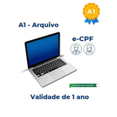 E-CPF A1  - 12 MESES (ARQUIVO)