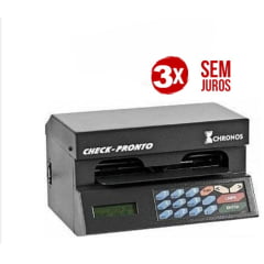 IMPRESSORA DE CHEQUE CHRONOS MULTI 31100 SEM CONEXÃO AO  COMPUTADOR (06 meses) garantia semi nova 