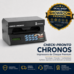 IMPRESSORA DE CHEQUES CHRONOS ACC-300 CHECK-PRONTO SHOWROOM PREMIUM | REVISADA | GARANTIA 12 + 3 MESES
