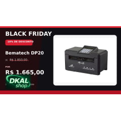 Impressora de cheque BEMATECH DP20 (Showroom) c/Conversor USB 